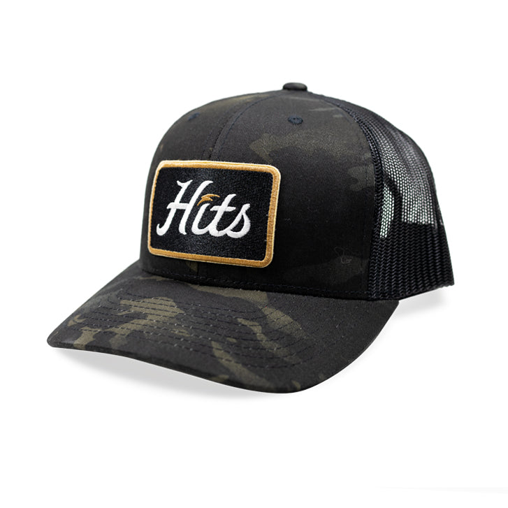 Hits Black Multi Cam® Trucker