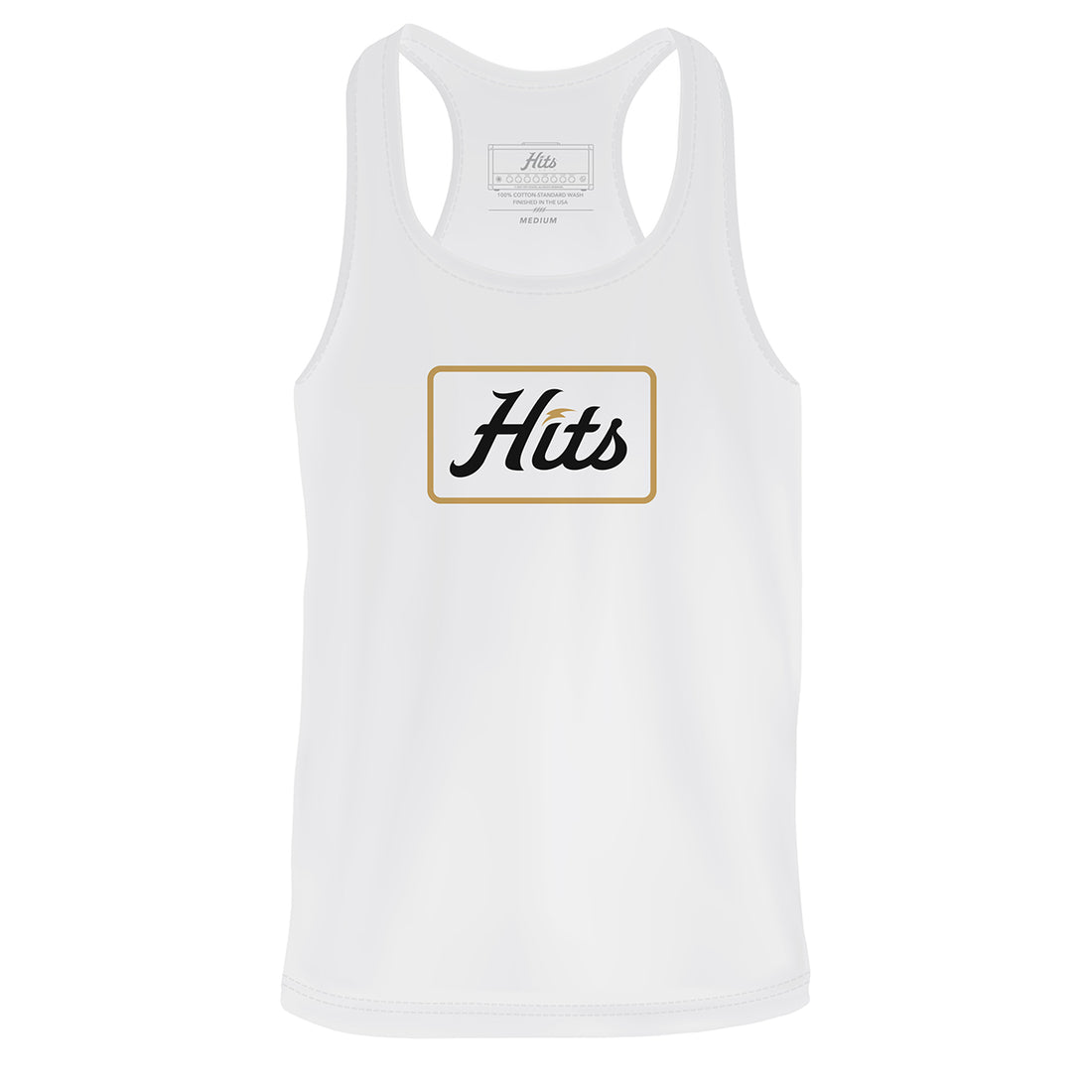 Hits Gold Border Logo Tank-Top